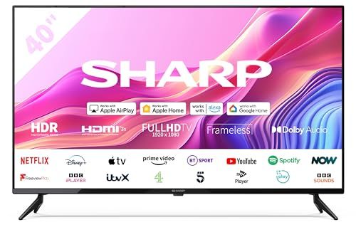 SHARP 40FD6K: 40-Inch Full HD Smart Frameless Roku TV