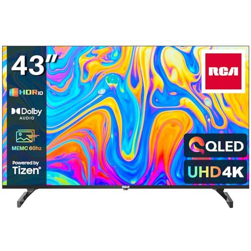 RCA 43 Inch QLED UHD Smart TV: 43" 4K HDR10 Smart TV